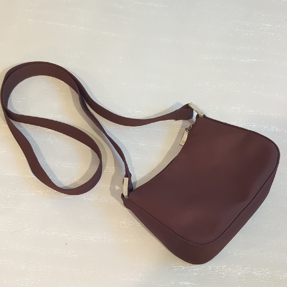 Brown Crossbody Bag Minimalist Y2K - Picture 1 of 7